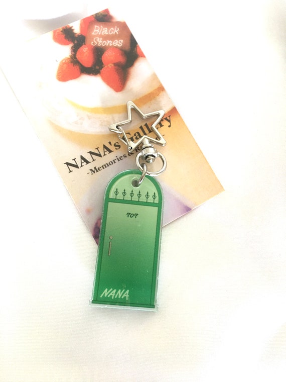 Nana Anime Apartment 707 Keyring, Black Stones Cake Keyring Nana Anime Apartment 707 Keyring, Black Stones Cake Keyring