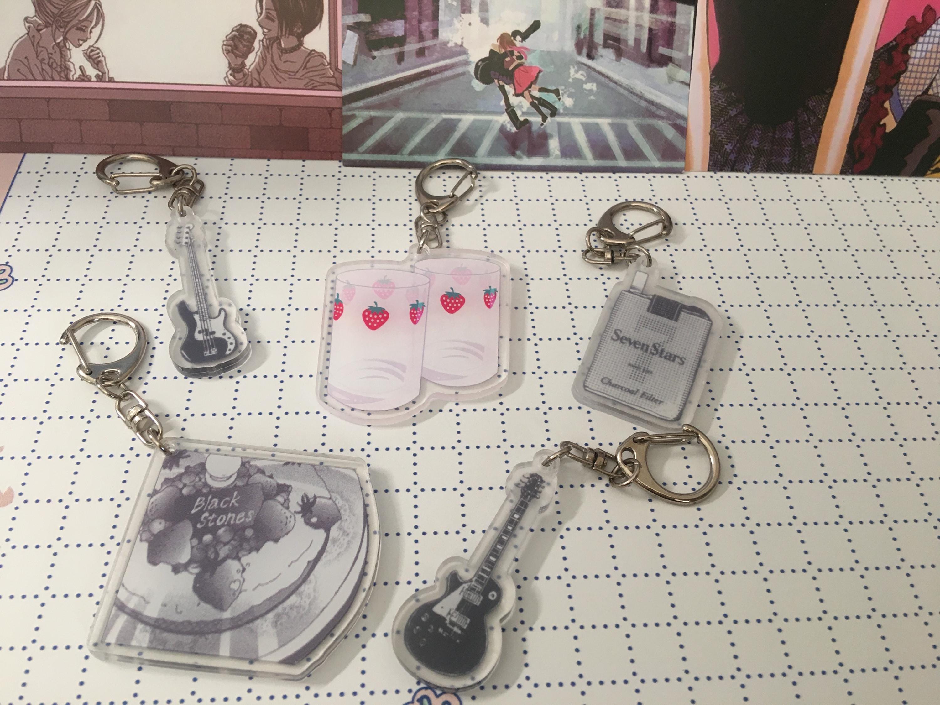 NANA BLACK STONES キーホルダー NANA Ai Yazawa BLACK STONES Padlock Keychain Set | eBay