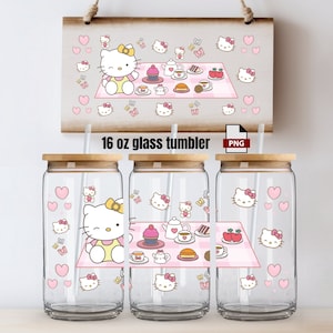 Poke Glass tumbler 16 oz png anime Cut Files for Cricut Instant Download