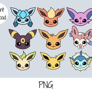 Poke png anime Cut Files pour Cricut Téléchargement instantané