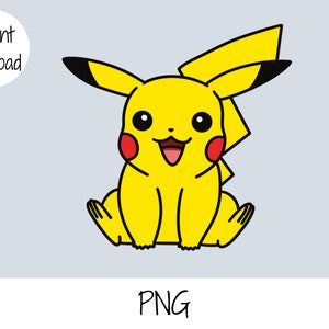 Poke png anime Cut Files pour Cricut Téléchargement instantané