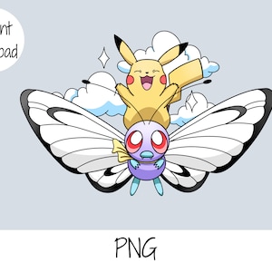 Poke png anime Cut Files pour Cricut Téléchargement instantané