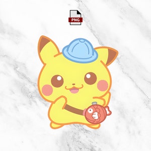 Poke png anime Cut Files pour Cricut Téléchargement instantané