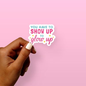 Autocollant de motivation, autocollant d’affirmation, autocollant inspirant, autocollant édifiant, autocollant inspirant, autocollant d’ordinateur portable, autocollant en vinyle
