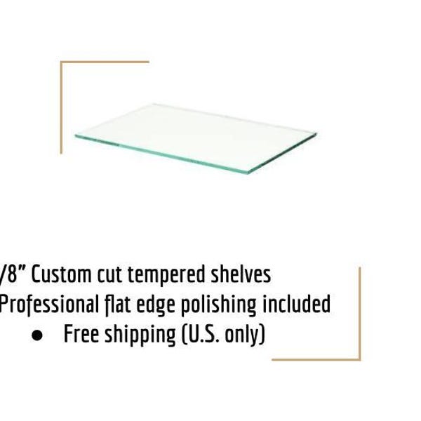 Custom Cut Glass for Shelves Etsy