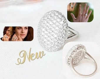 Diamond Bella Swan Engagement Ring - Etsy