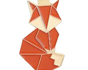 Red fox pin