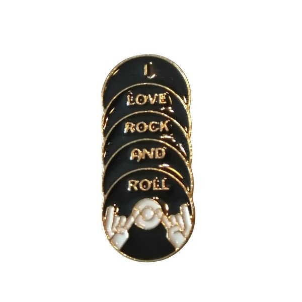 pin's i love rock and roll