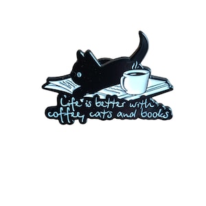 Il gatto, il caffè e i libri di Pin