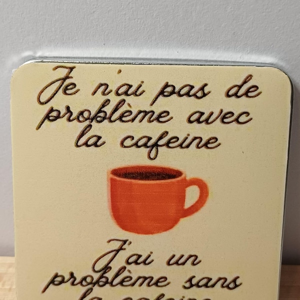 Humorous coffee magnet “I have no problems” – Funny gift for a colleague – Original gift idea for coffee lovers