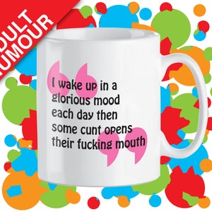 Mug with adult humour catchphrase