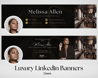 Luxury Linkedin Banner | Real Estate Linkedin Banner | Realtor Banner | Very Luxury Linkedin Banner
