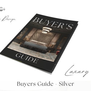 Silver Luxury Buyer&#39;s Guide | Realtor Buyer Guide | Home Buyer Guide | Realtor Guide | Realtor Canva Templates | Luxury Real Estate Template