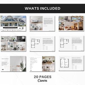 Modern Property Brochure | Real Estate Property Magazine| Open House Magazine | Realtor Home Brochure| Realtor Feature Sheet | Canva Realtor image 4