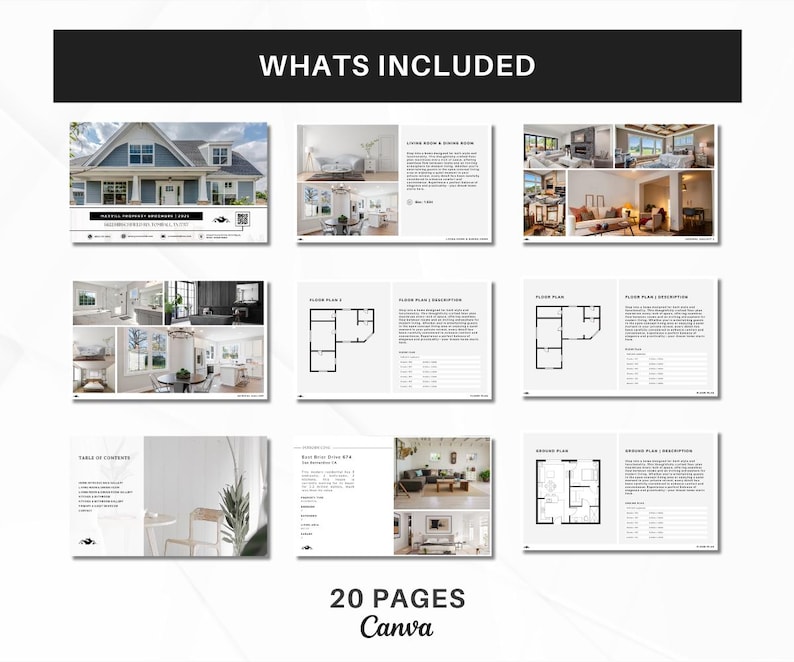 Modern Property Brochure | Real Estate Property Magazine| Open House Magazine | Realtor Home Brochure| Realtor Feature Sheet | Canva Realtor image 4