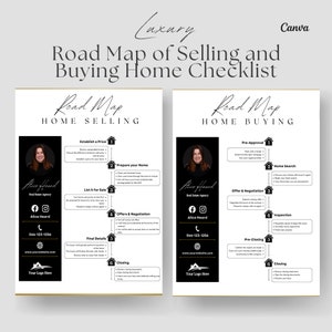 Luxury Home Selling and Buying Process, Buying and Selling Process, Real Estate Checklist, Selling & Buying Roadmap,, Real Estate Marketing