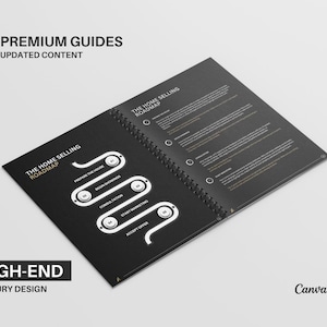 Seller's & Buyer's Guides, Listing Presentation, Buyer's Guide, Seller's Guide, Luxury Designs, Luxury Guides, Canva