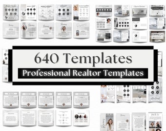 Real Estate Social Media Templates | Real Estate Instagram Posts | Real Estate Instagram Stories | Realtor Social Media | Realtor Bundle