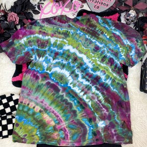 Summer Jewel Geode Ripple Twist Ice Tie Dye Shirt, Hand Dyed Ice Dye, Tie Dye T-Shirt,Unisex Tee,