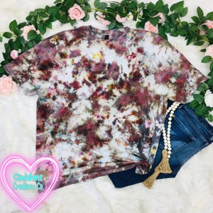 Agate Hand Dyed Ice Dye Tie Dye Shirt