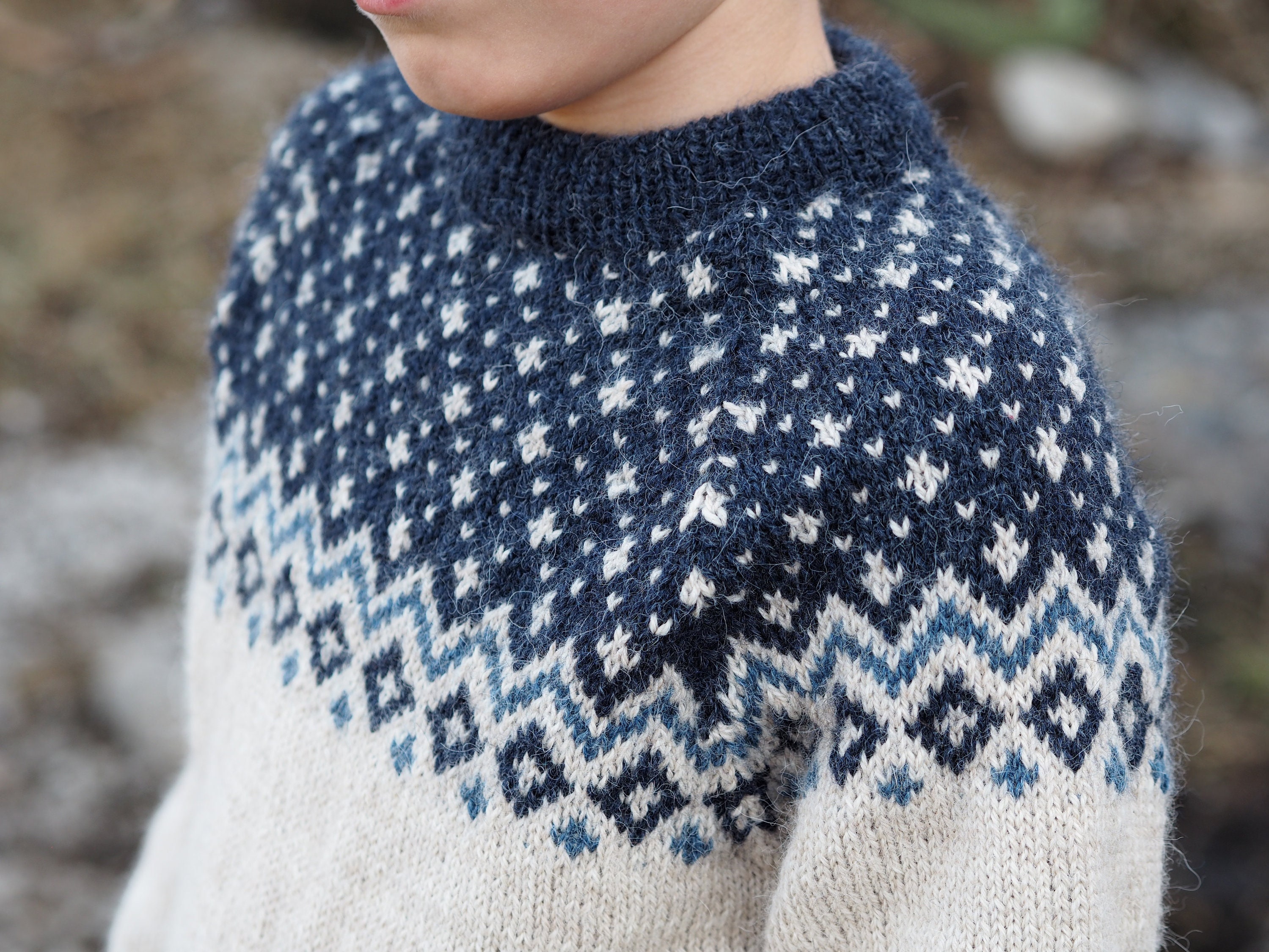 Original Norweger Norweger Pullover Aus Wolle Woll Pullover Herren