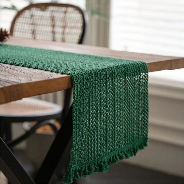 Emerald Green Table Runner Etsy