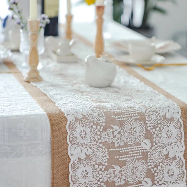 Lace Table Decor Etsy