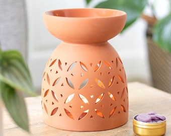 20cm Large Terracotta Oil Burner