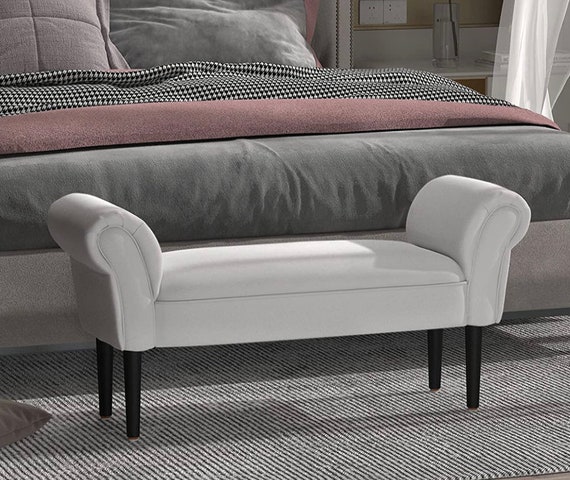 Bed End Side Chaise Lounge Sofa Stool Chic bench