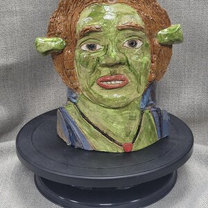 Southern folk art Fiona Pendeagon from Shrek Face Jug