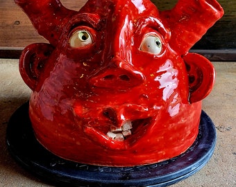 Southern Folk Art Face Jug