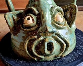 Southern Folk Art Face Jug