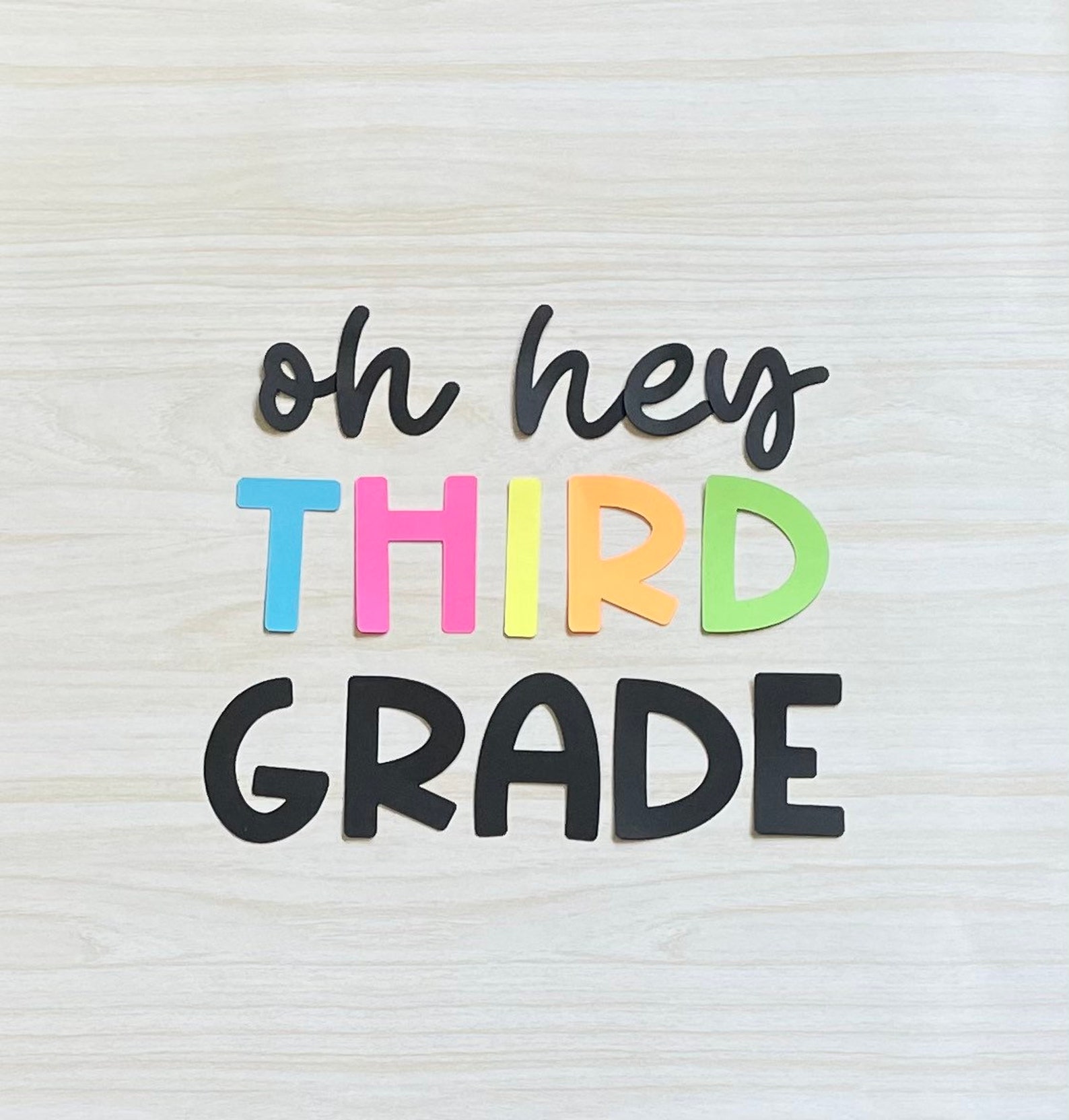 Back to School Bulletin Board Kit - Custom Grade Bright Colors - Pre ...