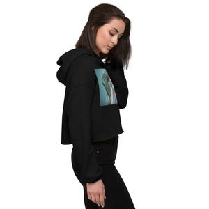 Dom Dolla "I Want to Be a Housewife" EDM Meme Petite Crop Hoodie