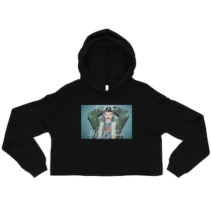 Dom Dolla "I Want to Be a Housewife" EDM Meme Petite Crop Hoodie