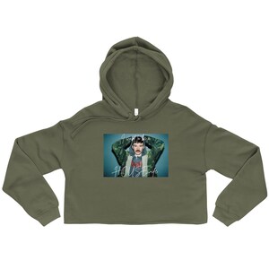 Dom Dolla "I Want to Be a Housewife" EDM Meme Petite Crop Hoodie