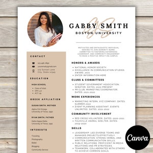 Pink Sorority Resume Template Etsy, Easy to Edit Sorority Resume Template, Sorority Rush and Cover Letter, Unique Sorority Recruitment Pack
