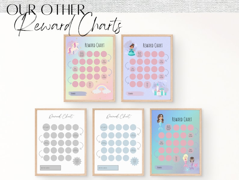 Printable Adult Reward Chart Pink Behavior Chart Daily Chore - Etsy