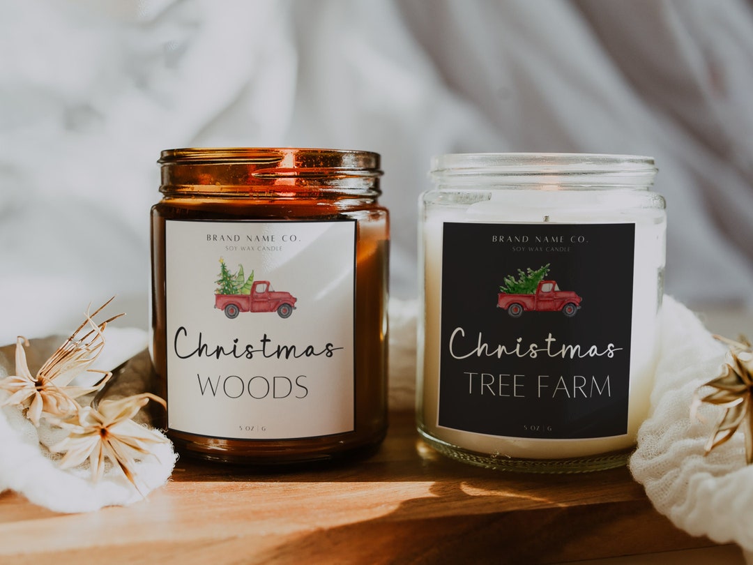 Free Printable Winter Candle Labels – Beauty and Blooms