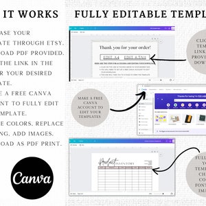 Editable Inventory Management Form, Inventory Tracker PDF, Product ...