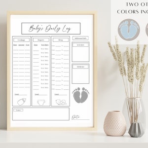 Registro giornaliero del bambino, Registro giornaliero del neonato, Registro giornaliero del neonato, Localizzatore del bambino, Registro della babysitter, Rapporto giornaliero del bambino, Cura del bambino, Registro della cura del neonato, Stampabile