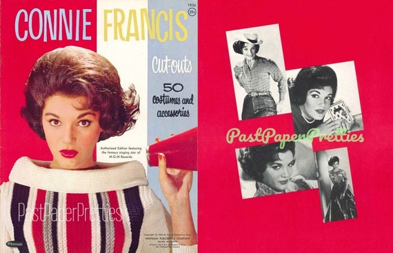 Vintage Paper Dolls Connie Francis 1963 Printable PDF Instant Digital  Download Famous American Pop Singer Clipart - Etsy Australia