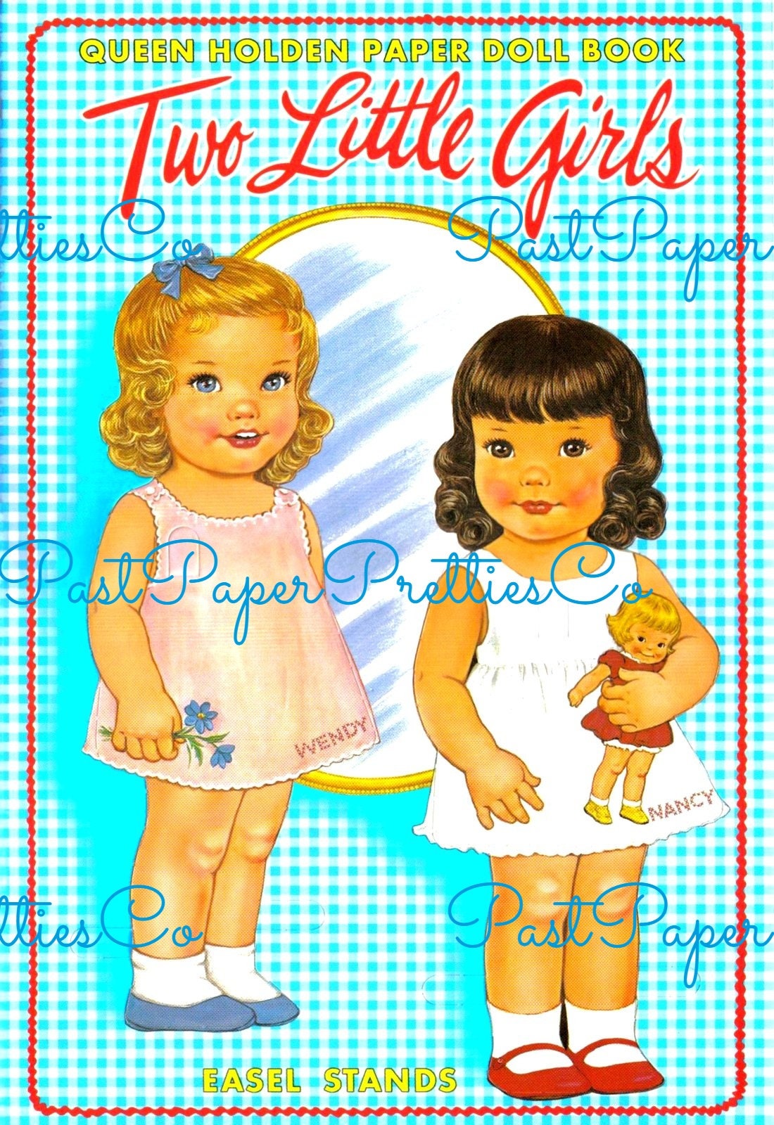 Vintage Paper Dolls Two Little Girls C. 1964 Printable PDF Instant