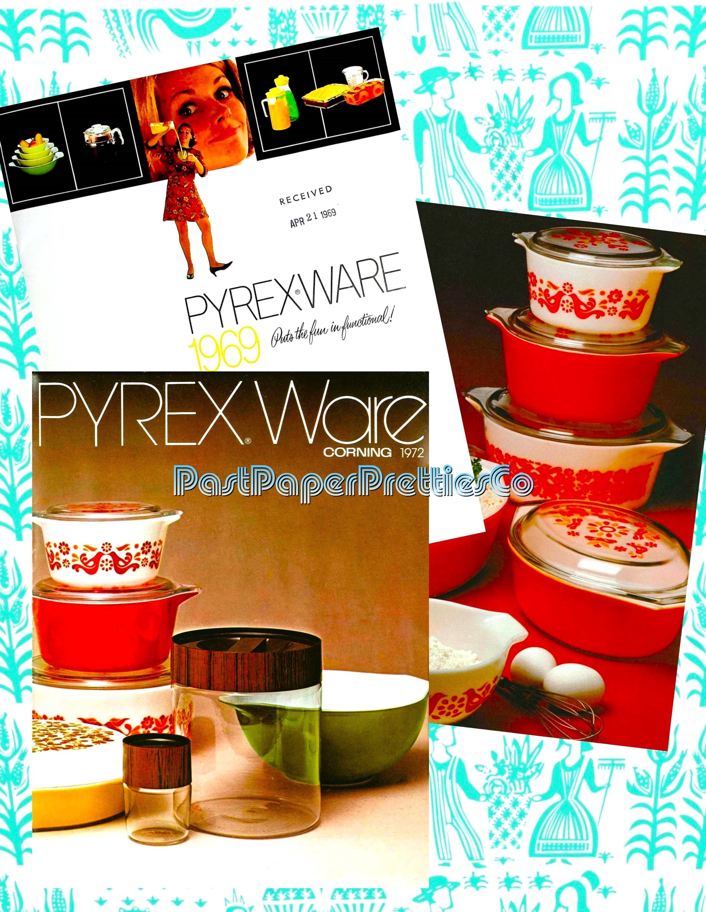 Vintage Retro 70s PYREX Catalogs 1969 1972 Printable Homemaker