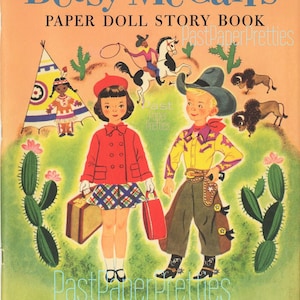 Vintage Betsy McCall Paper Doll Story Book Retro 1954 PDF Instant Digital Download Printable eBook Clip Art