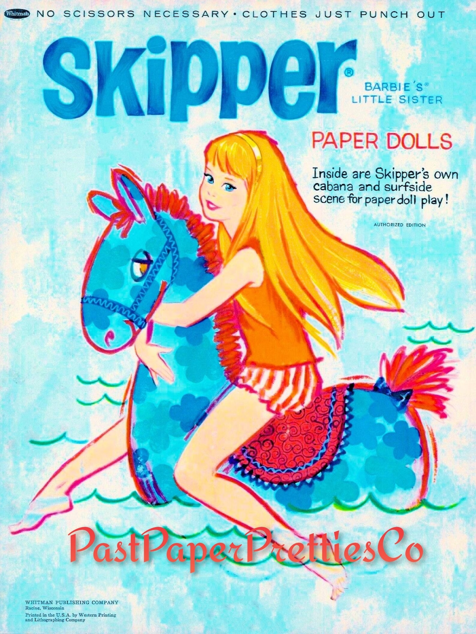 Vintage Paper Dolls Growing up Skipper 1976 Printable PDF 