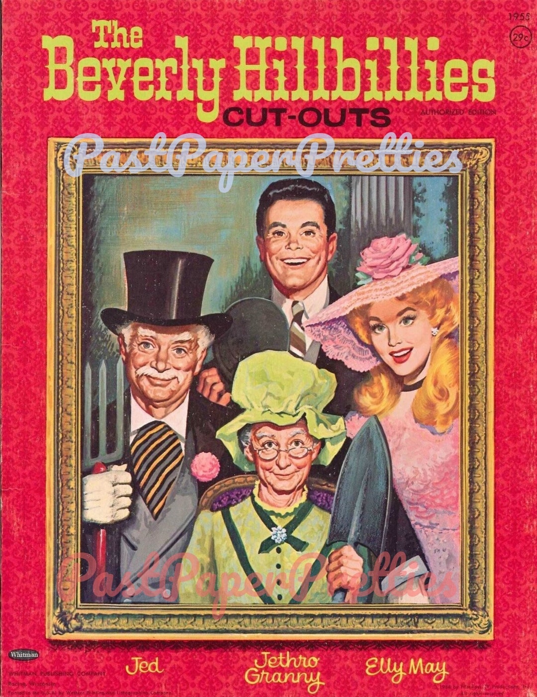 Vintage Paper Dolls Set the Beverly Hillbillies Printable PDF - Etsy
