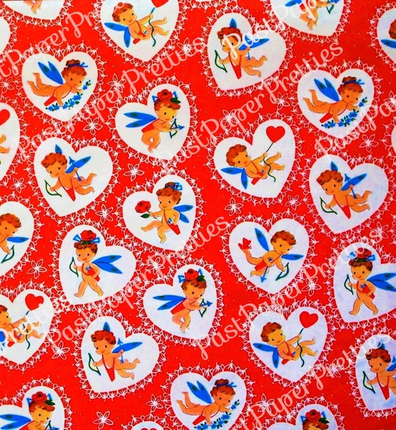 Valentine's Day High grade Gift Wrapping Paper Retro - Temu