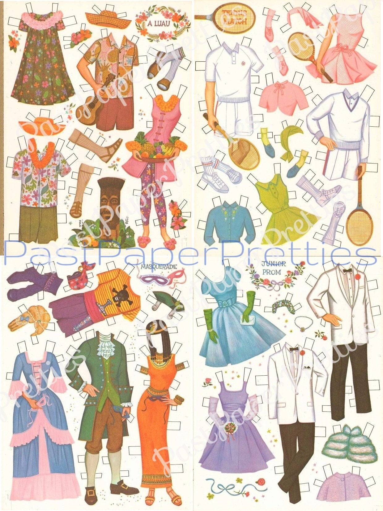 Vintage Paper Dolls Candy High School C. 1964 Printable PDF - Etsy