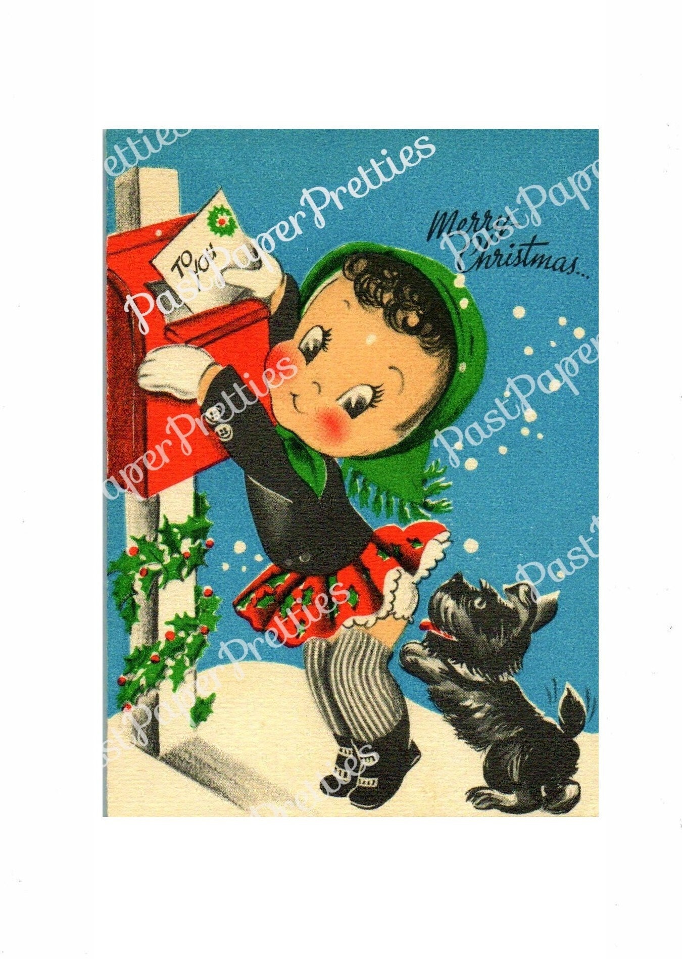 ⭐︎希少 50s USAデッドストック クリスマスカードセット ヴィンテージ ✴︎希少 50s USA デッドストック クリスマスカードセット